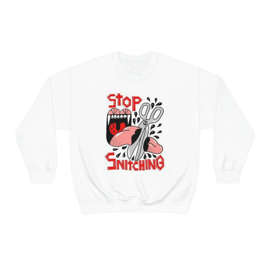 Stop Snitching Unisex Heavy Blend Crewneck Sweatshirt